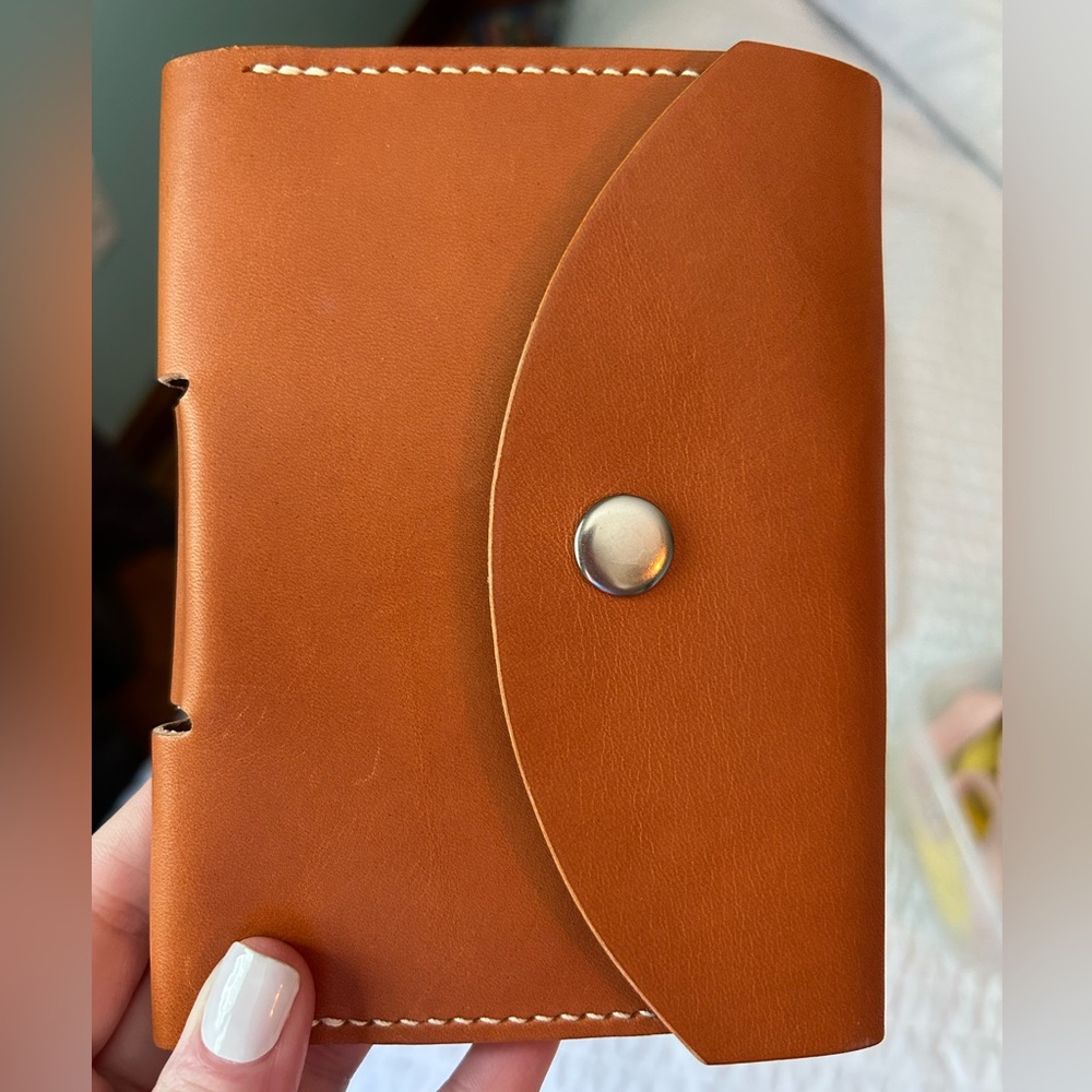 Brown pocket notebook cover from the Rugged Minimalist.